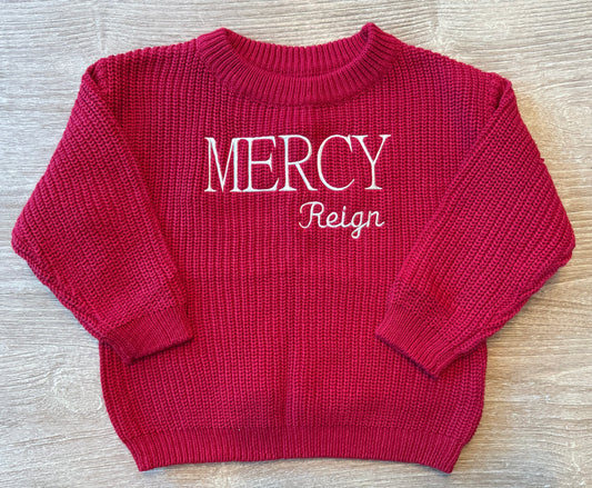 Baby/Kid Name Sweaters