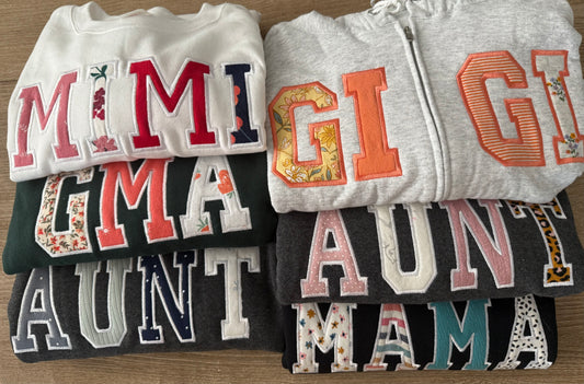 MAMA crewneck-Newborn Keepsake