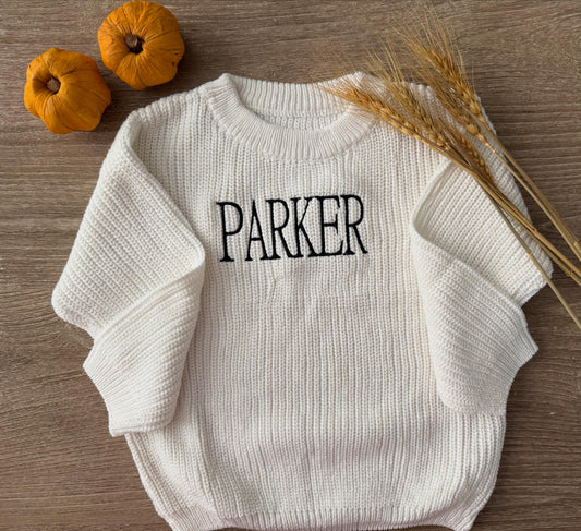 Baby/Kid Name Sweaters